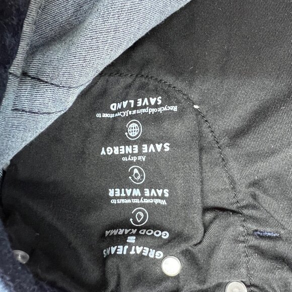 Point Sur Hightower Straight High Waist Jeans Dark Wash Size 32 - Picture 10 of 11